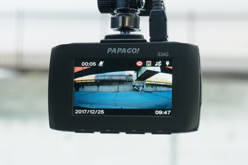 PAPAGO! GoSafe 34GはWQHD画質で記録!! 高画質ドライブレコーダーが 